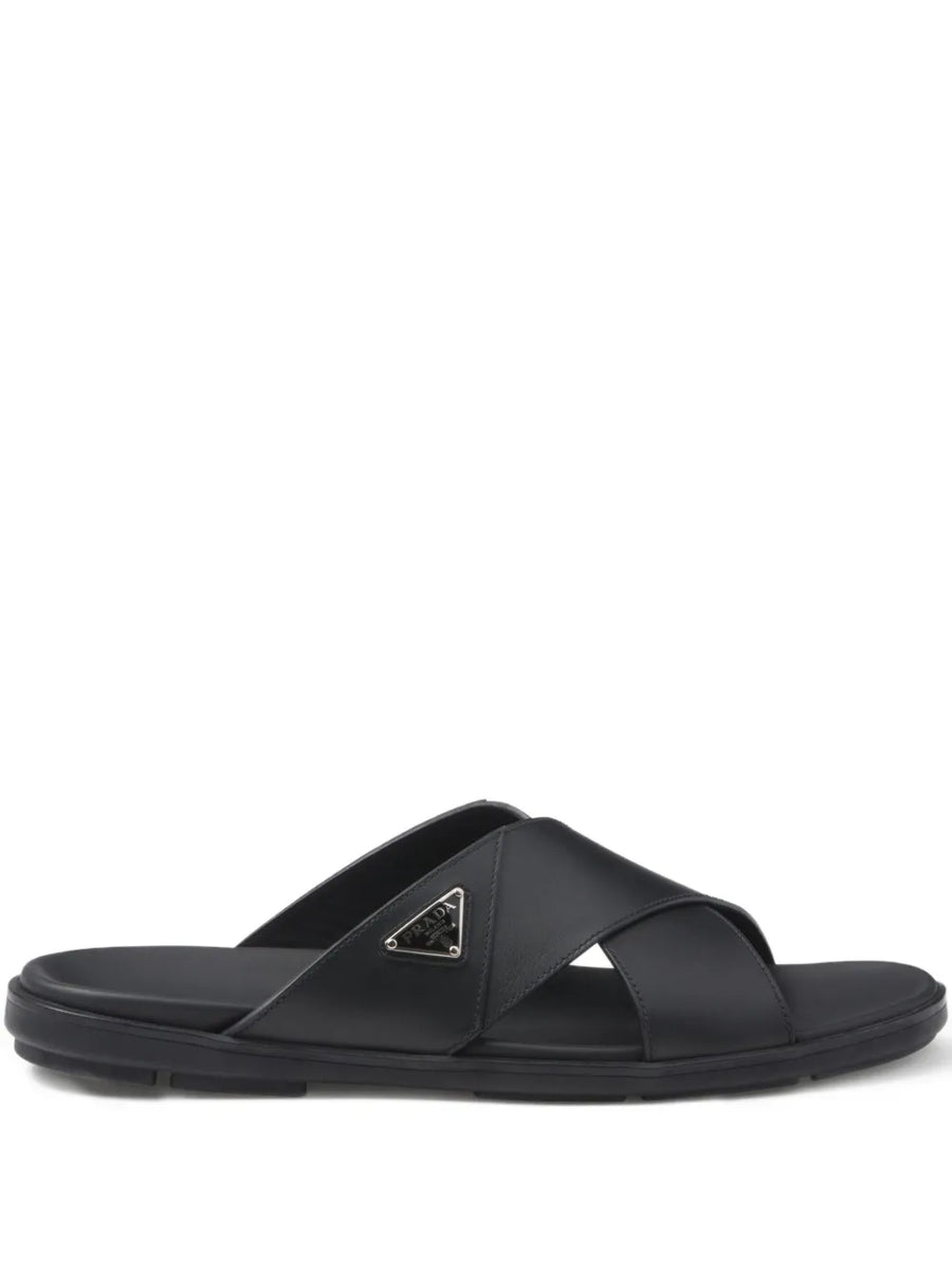 Prada cross-strap sandals