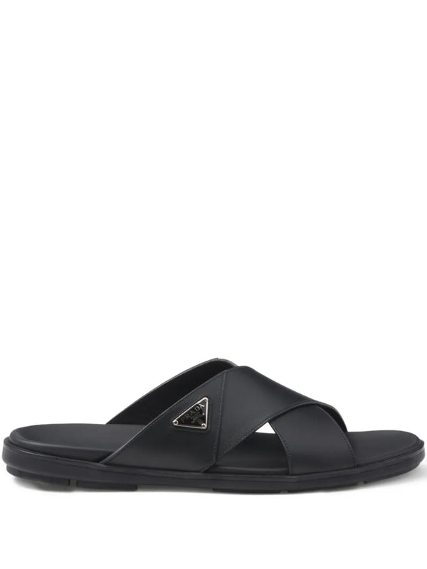 Prada cross-strap sandals