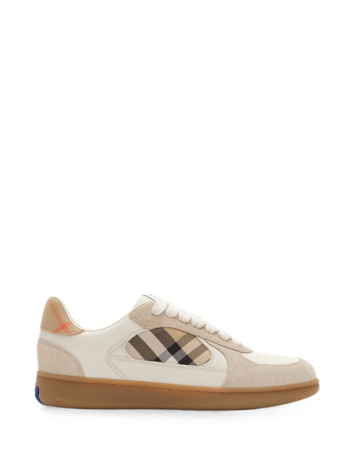 Burberry leather, suede and Check Terrace sneakers