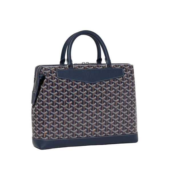 Goyard Navy Blue Cisalpin Document Case