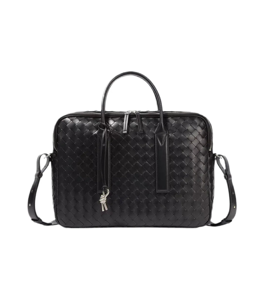Bottega Veneta Getaway Intrecciato leather briefcase