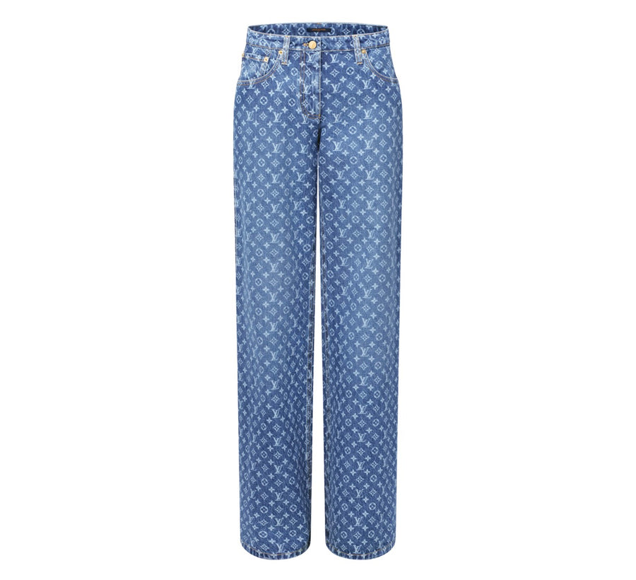 Louis Vuitton Monogram Flared Jeans