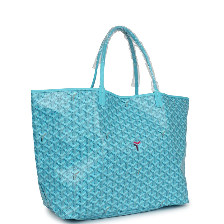 Goyard Turquoise St. Louis GM Tote Bag