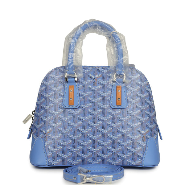 Goyard Goyardine Canvas Iris Vendome Mini Bag Palladium Hardware