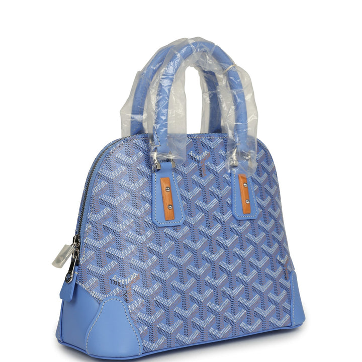 Goyard Goyardine Canvas Iris Vendome Mini Bag Palladium Hardware