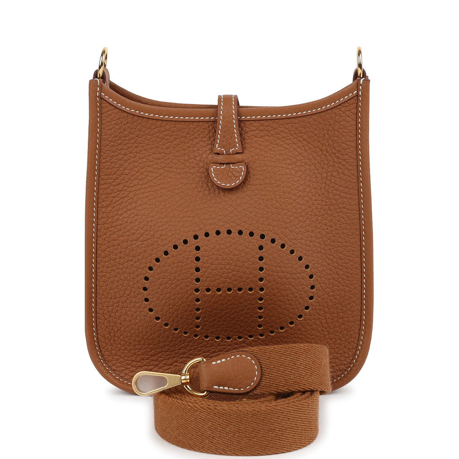 Hermès Evelyne TPM Gold Clemence Gold Hardware