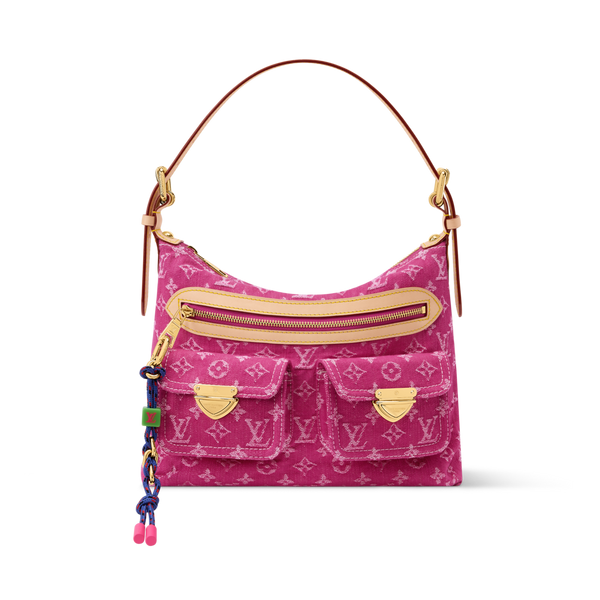 Louis Vuitton Baggy Fuchsia Monogram Denim