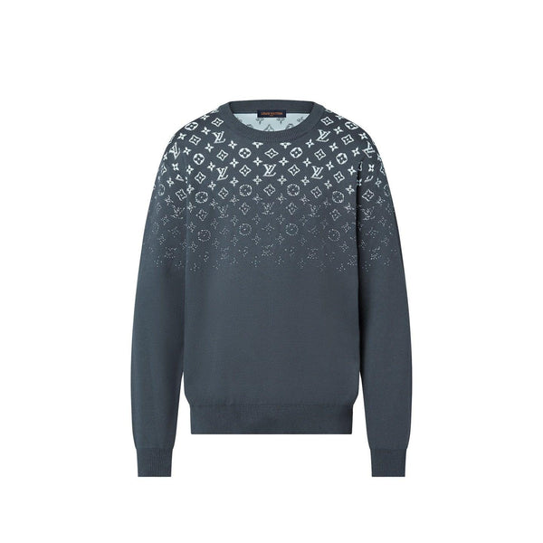 Louis Vuitton Jersey con cuello redondo de algodón degradado LV SKI