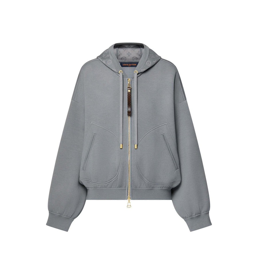 Louis Vuitton Monogram Accent Knit Hoodie