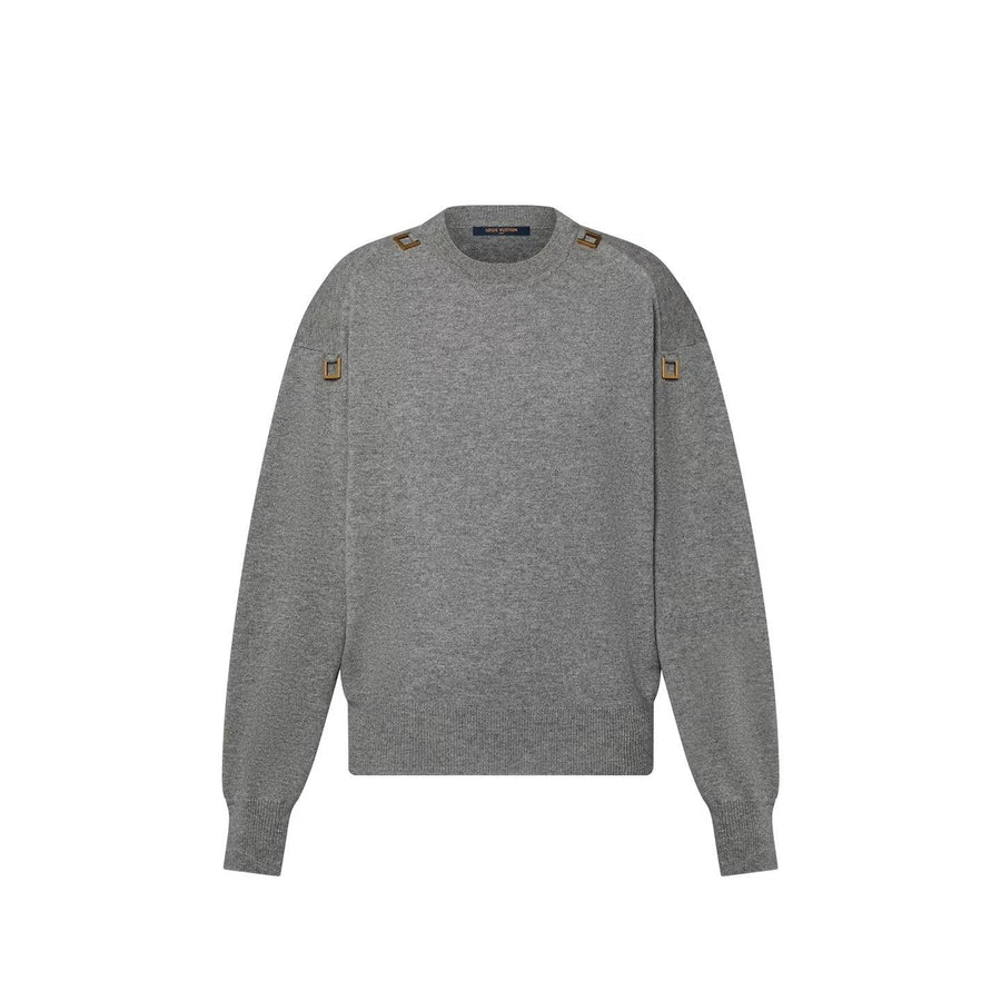 Jersey de cachemira con detalle de anilla en D de Louis Vuitton