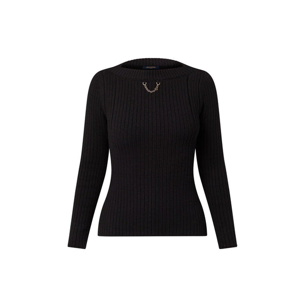 Jersey estilo barco de punto acanalado de Louis Vuitton