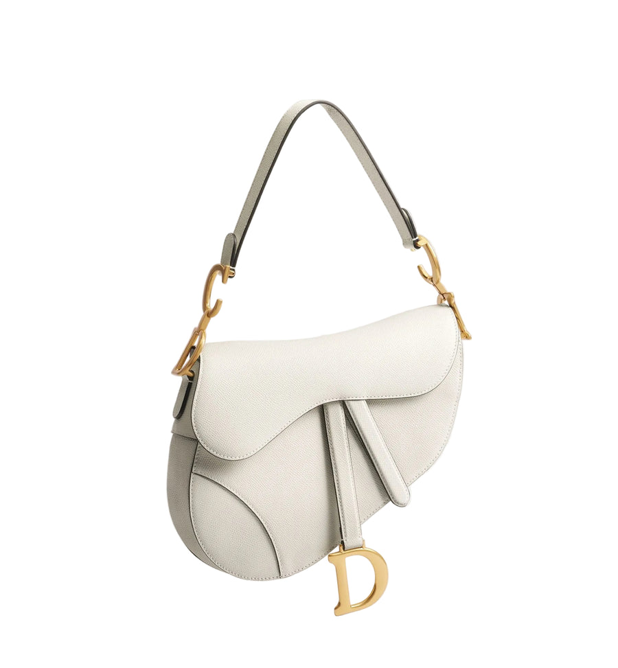 Dior Saddle Bag Latte Grained Calfskin