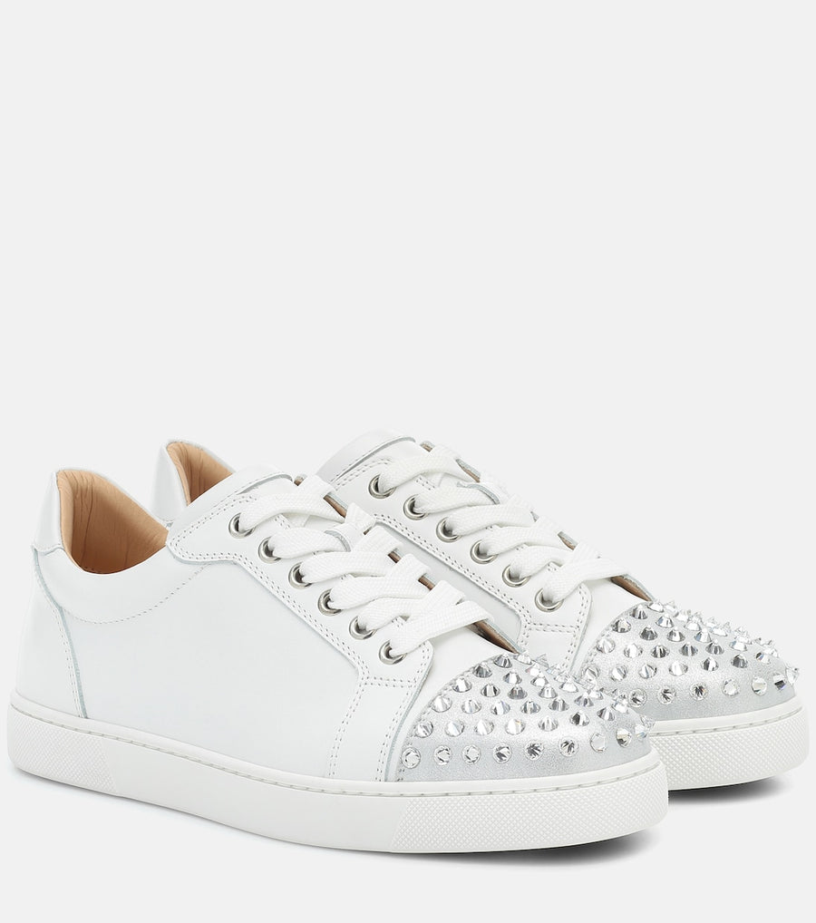 Christian Louboutin Vieira Spikes Krystal sneakers