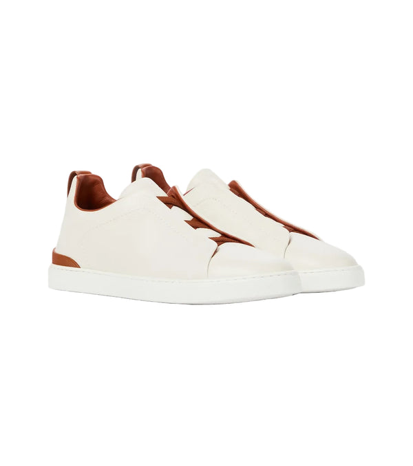 Zegna Triple Stitch leather sneakers