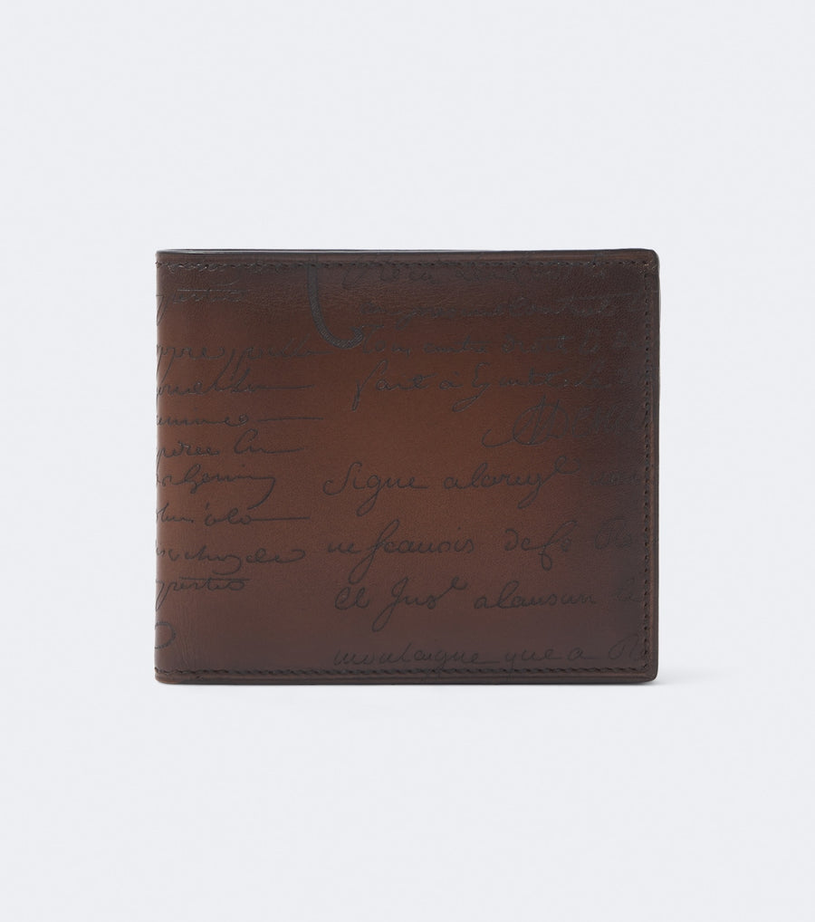 Berluti Makore Scritto leather wallet