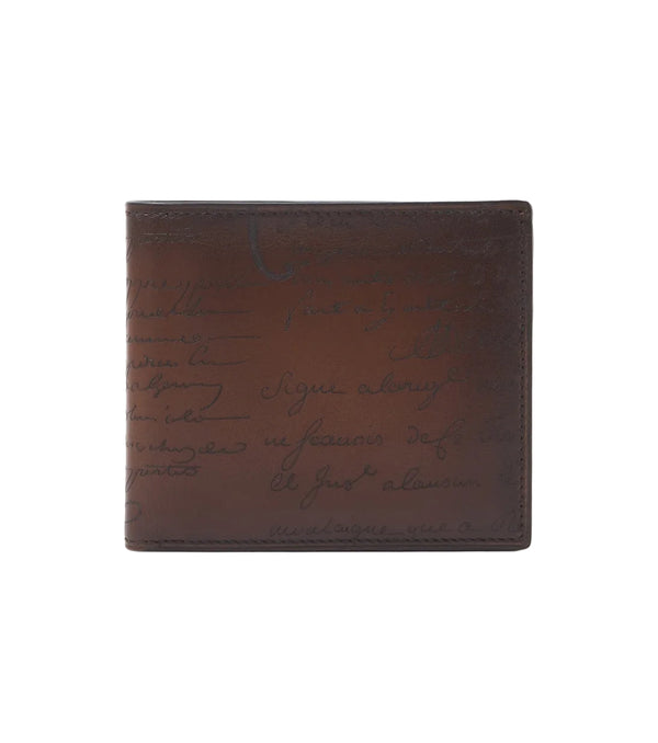 Berluti Makore Scritto leather wallet
