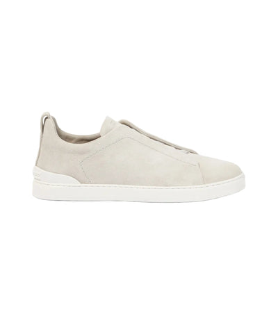 Triple Stitch suede sneakers