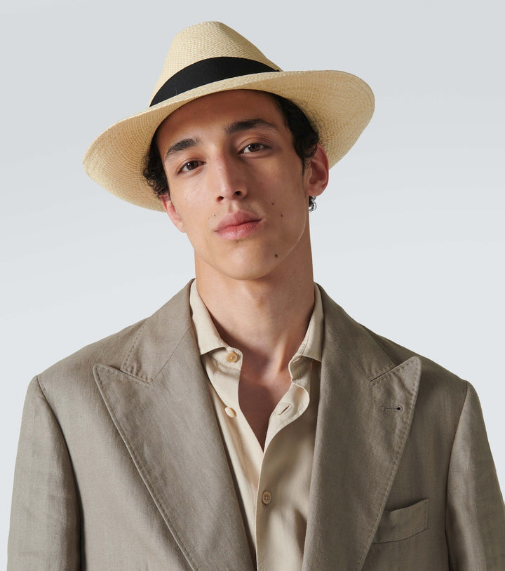 Borsalino Amedeo Quito straw Panama hat