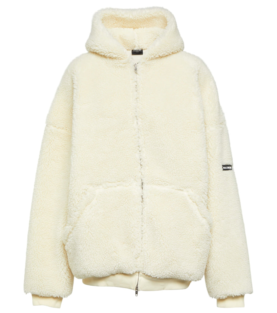 Balenciaga Outerwear faux-shearling hoodie