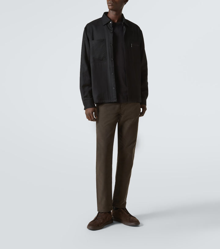 Triple Stitch suede sneakers | Zegna