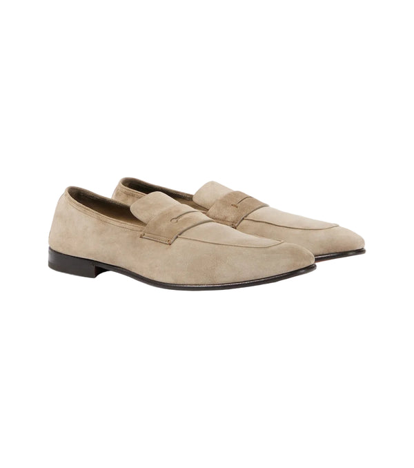 Zegna L'Asola suede penny loafers