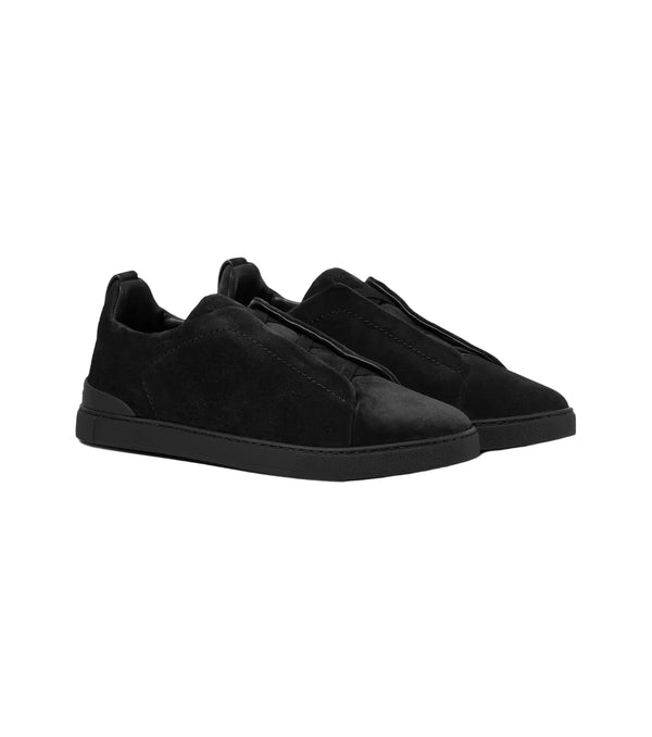 Zegna Triple Stitch suede sneakers
