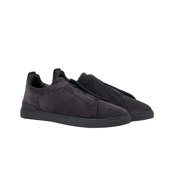 Zegna Triple Stitch suede sneakers
