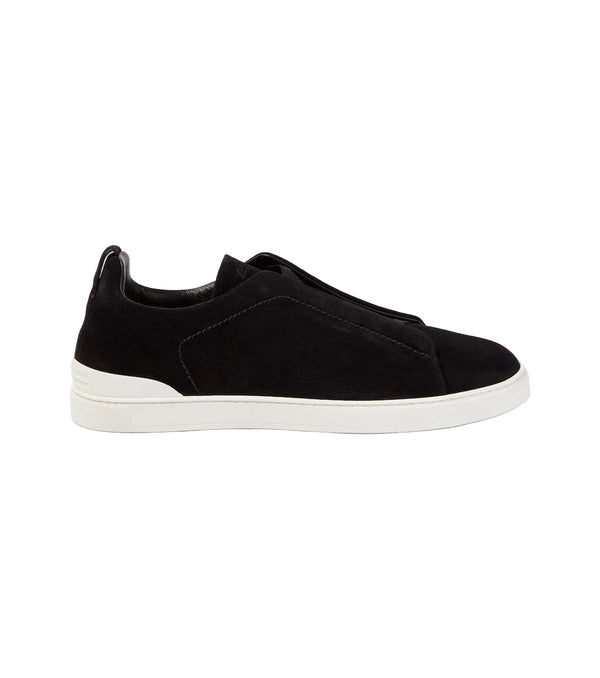 Zegna Triple Stitch suede sneakers