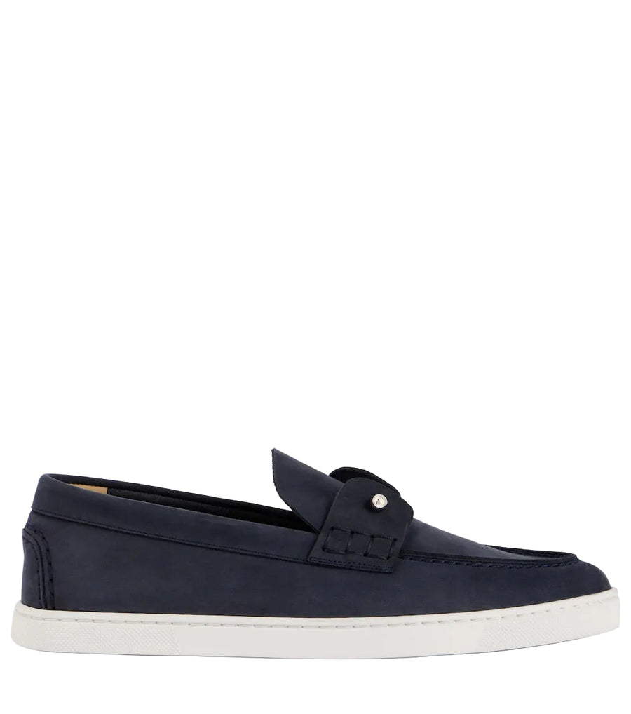 Christian Louboutin Chambeliboat Leather Boat Shoes