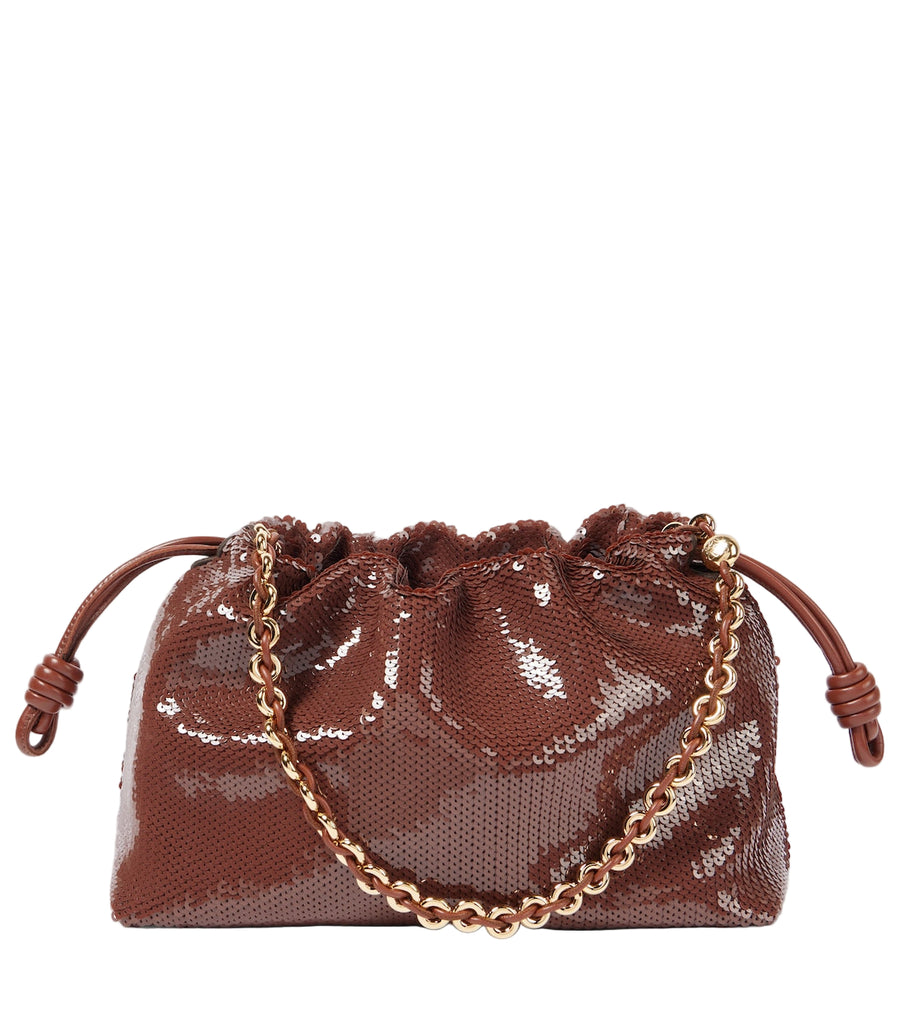 Loewe Flamenco Medium sequined clutch