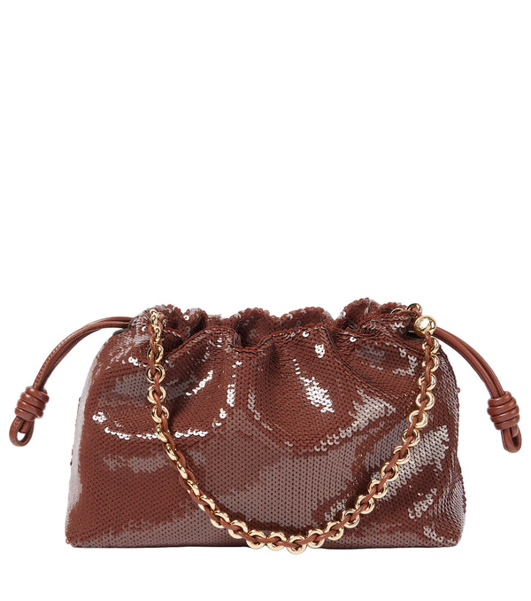 Loewe Flamenco Medium sequined clutch