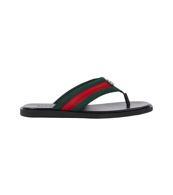 Gucci thong GG Web Stripe sandal