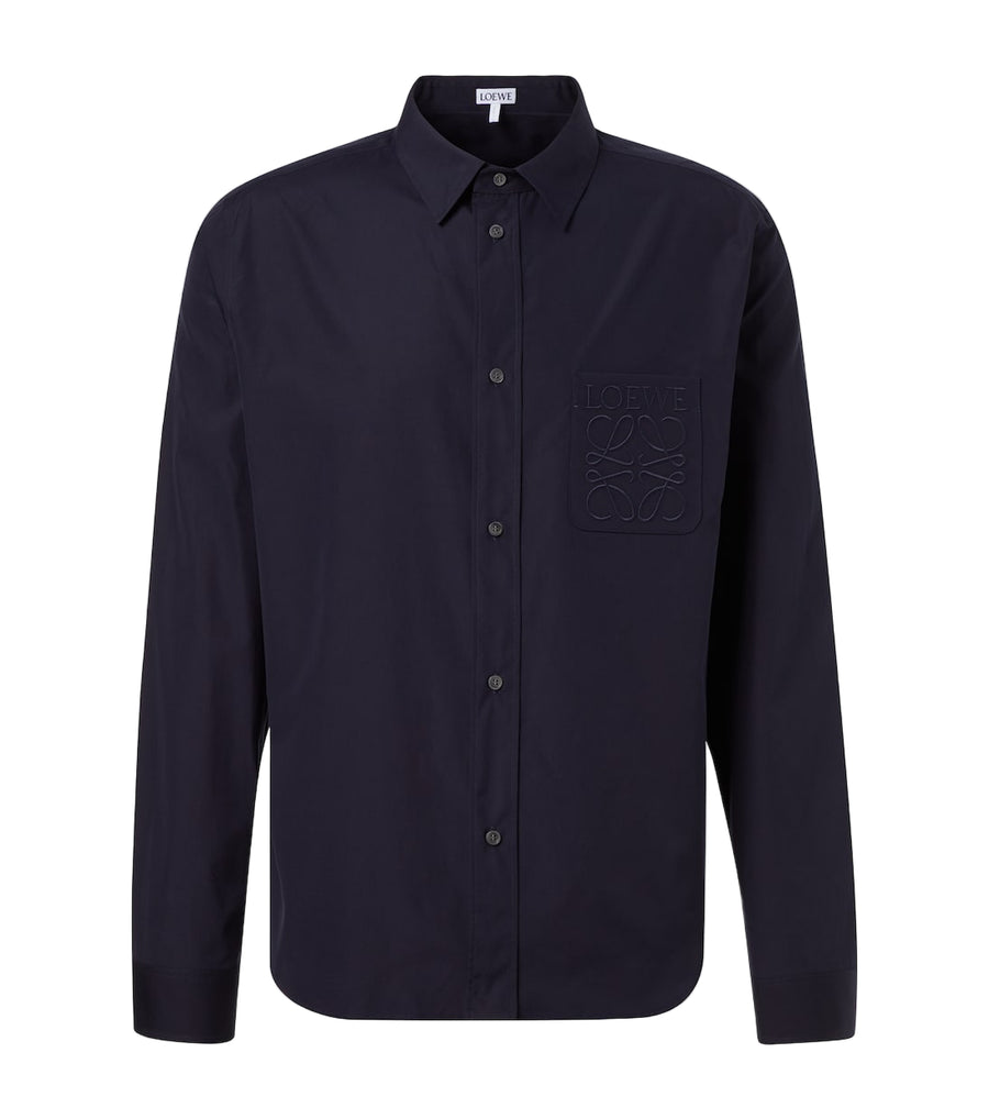 Loewe Logo cotton poplin shirt