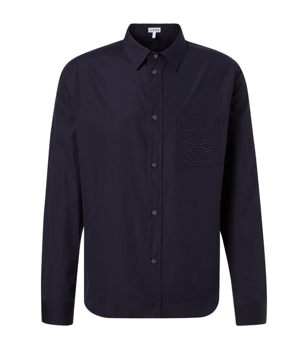 Loewe Logo cotton poplin shirt
