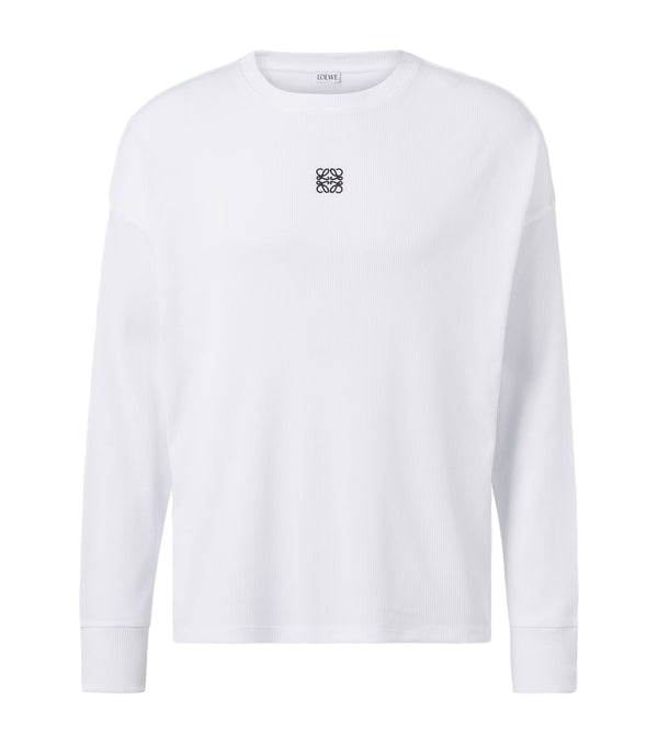 Loewe Anagram cotton jersey long sleeved T-shirt