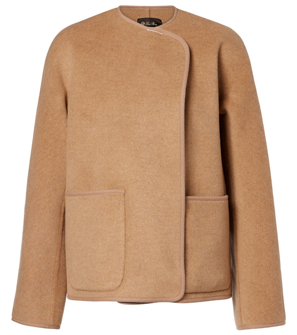 Loro Piana Glenn wool and cashmere jacket