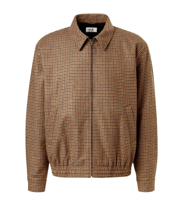 Saint Laurent Houndstooth blouson jacket