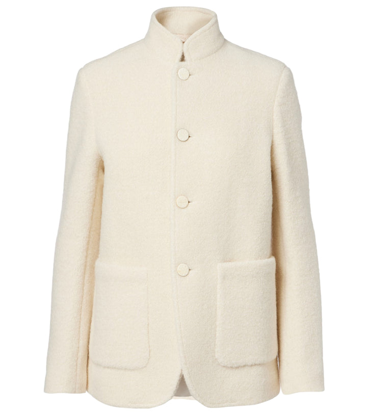 Spagna alpaca, wool, and silk jacket