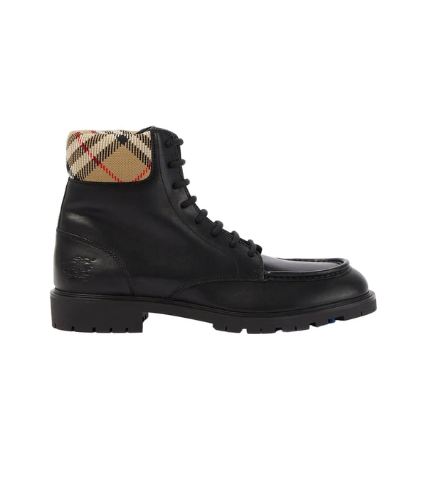 Burberry Rogue leather combat boots