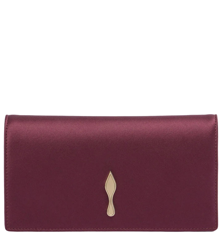 Christian Louboutin Bettina crêpe satin clutch