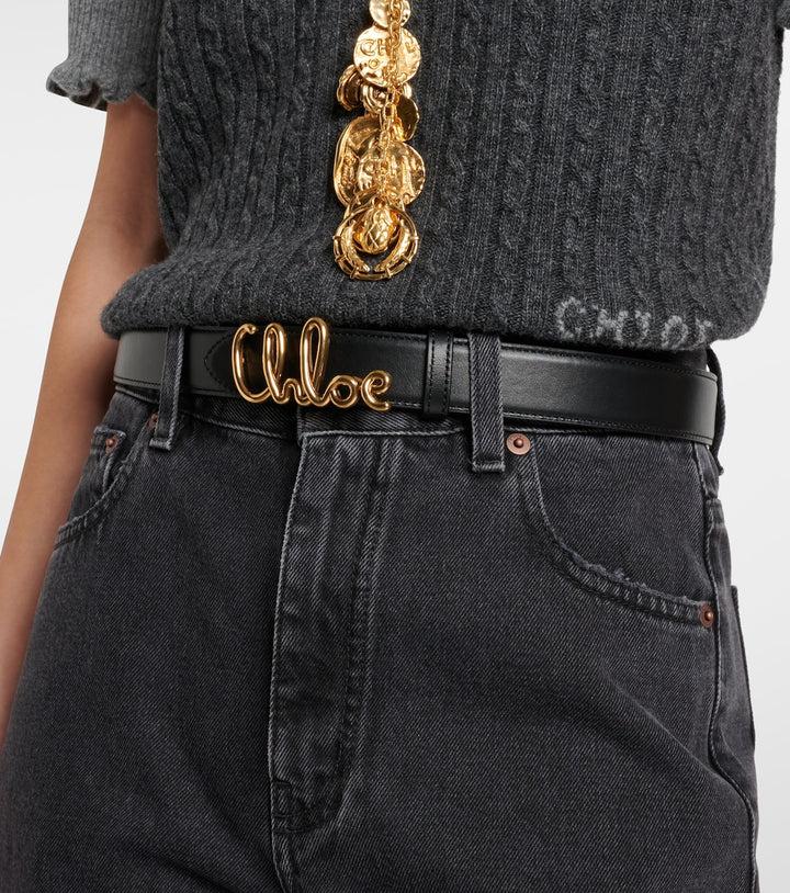 Chloé Iconic embellished leather belt