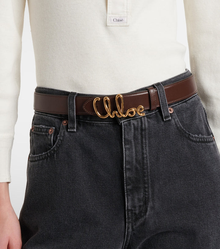 Chloé Iconic embellished leather belt