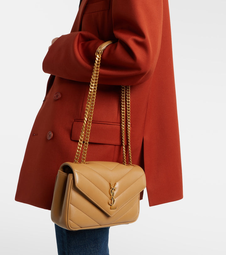 Saint Laurent Loulou Small leather shoulder bag