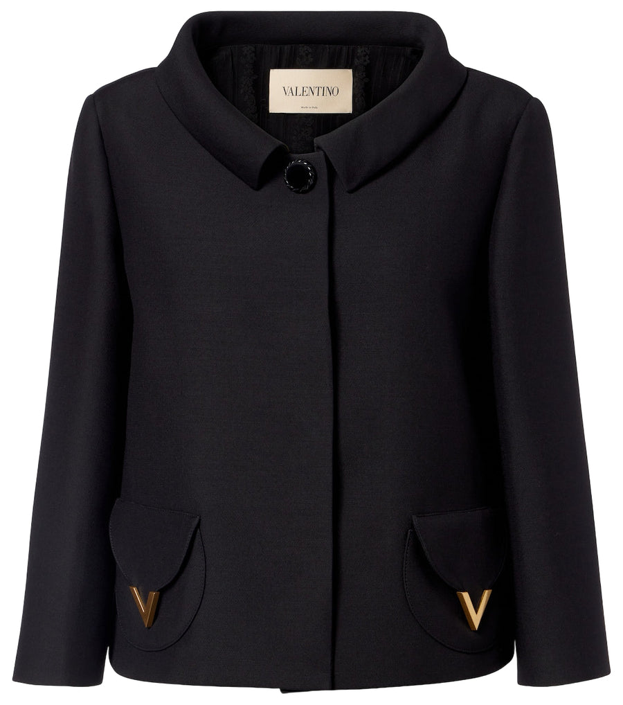 Valentino VGold Crepe Couture jacket