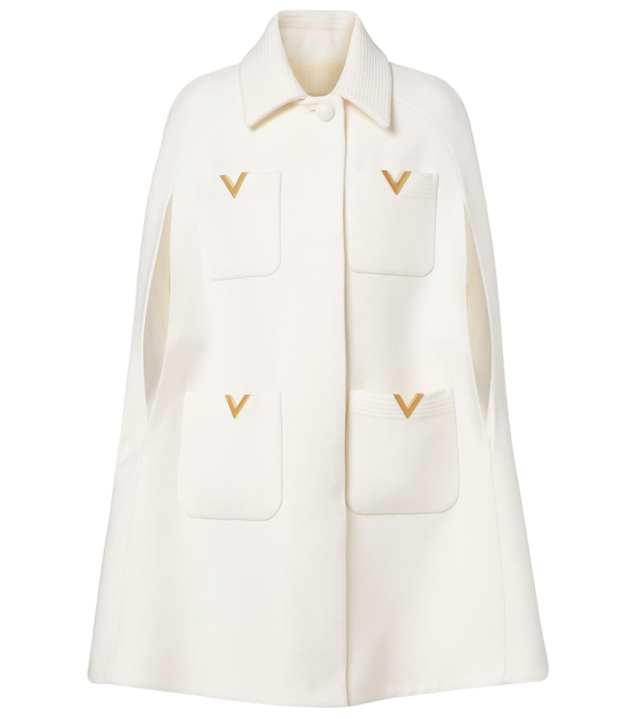 Valentino VGold wool cape