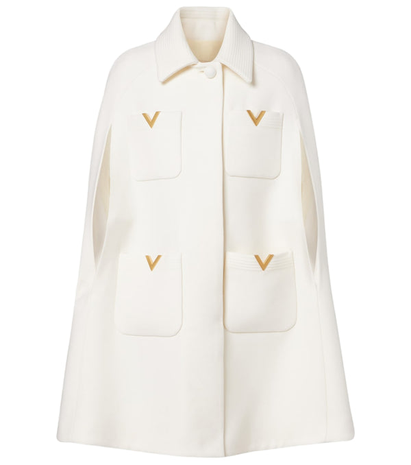 Valentino VGold wool cape