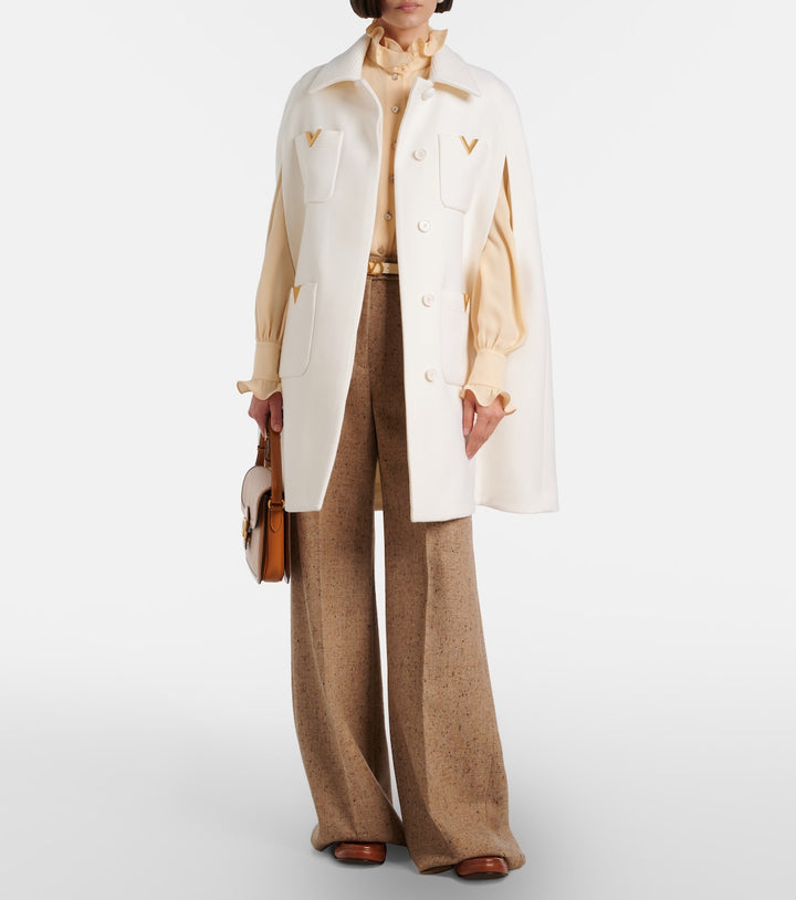 VGold wool cape