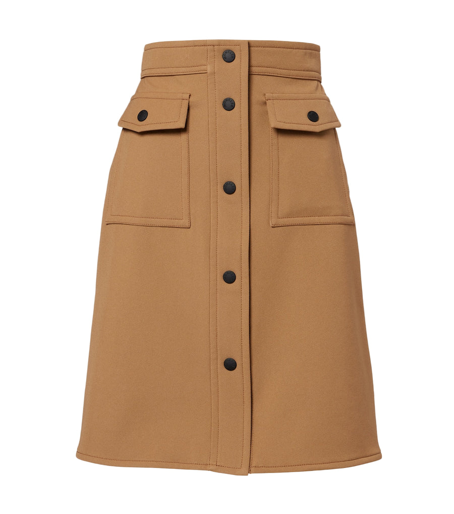 Moncler Grenoble High-rise midi skirt