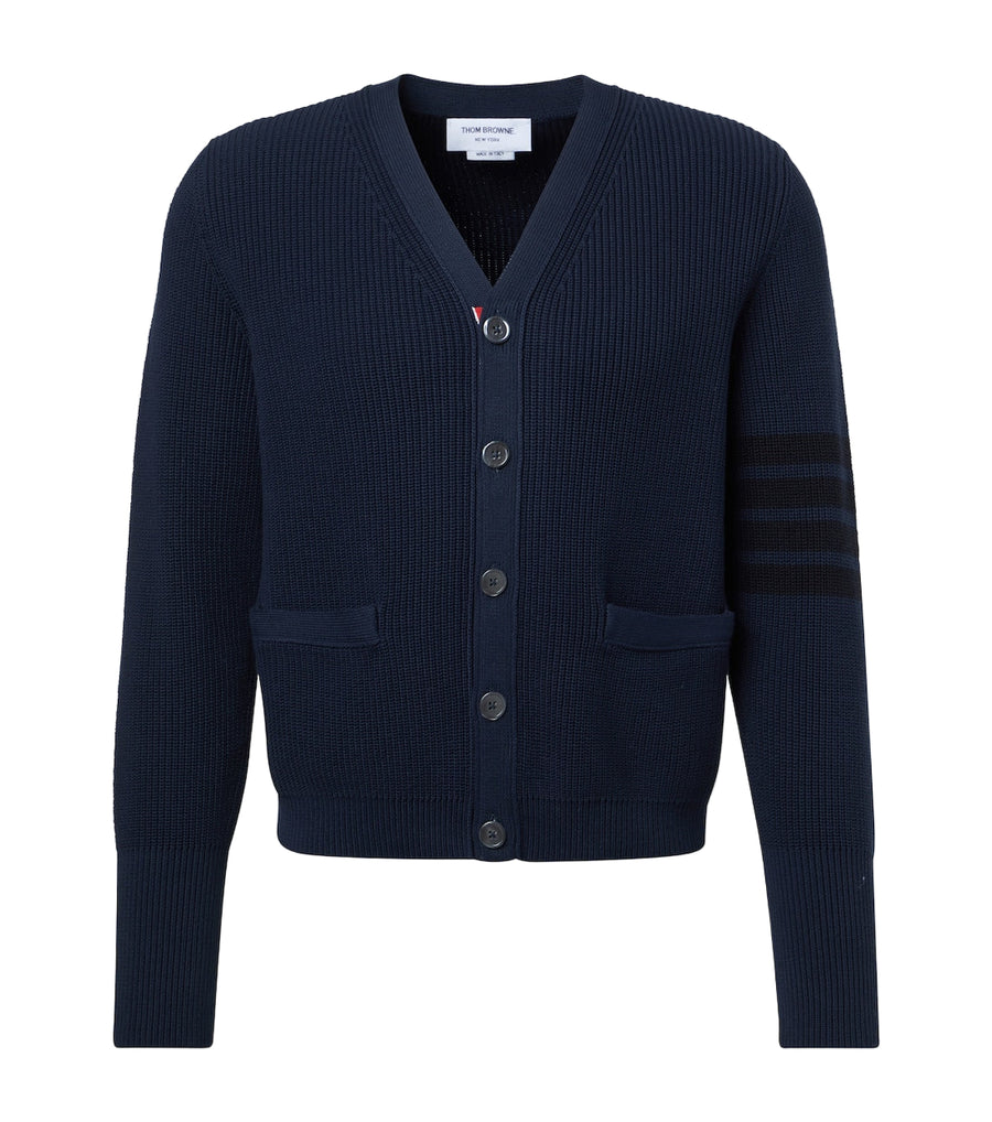 Thom Browne 4-Bar cotton cardigan