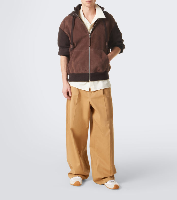 Loewe Ballet Runner 2.0 suede-trimmed sneakers